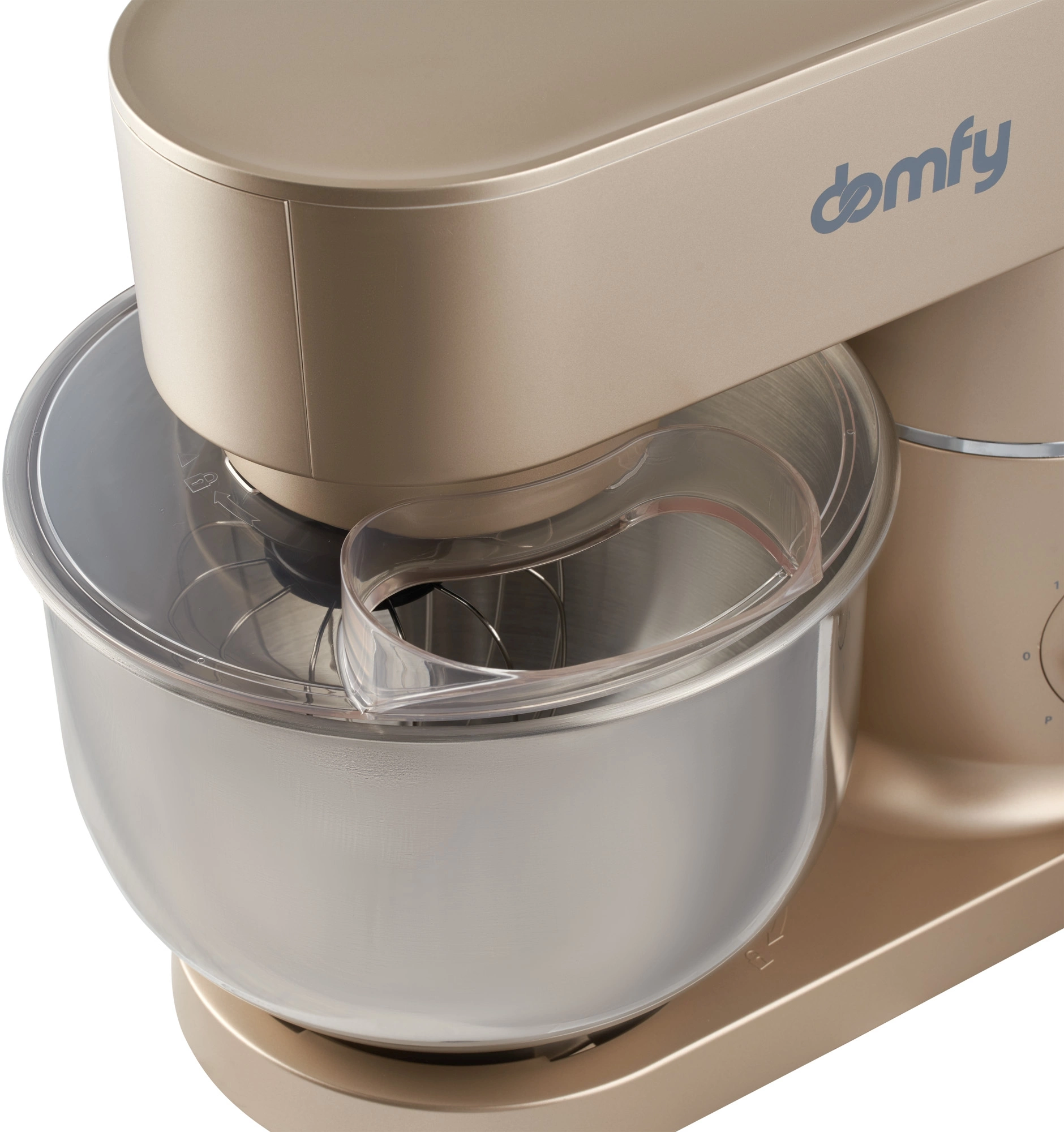 Миксер планетарный Domfy DSC-KM301 золотистый
