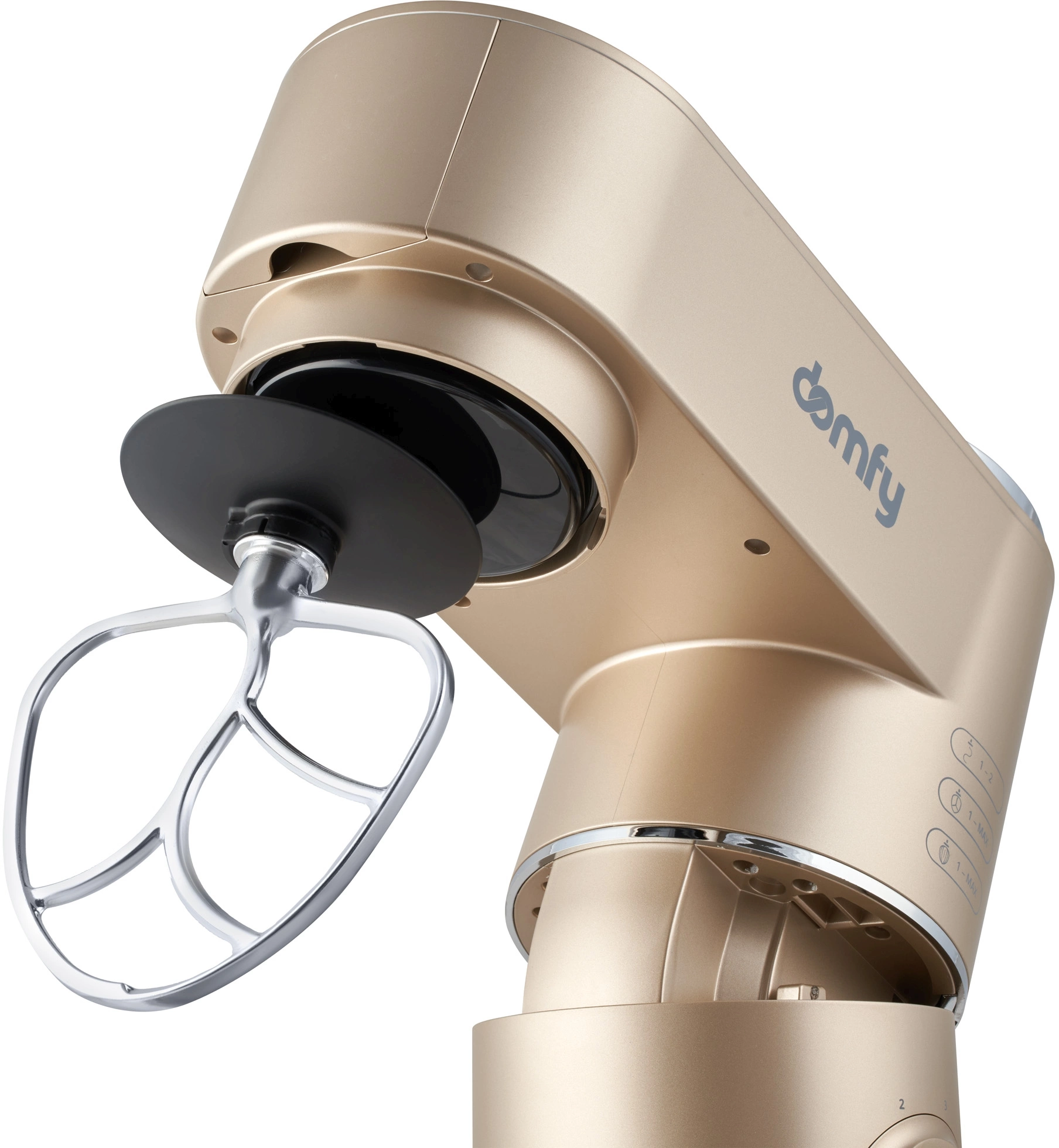 Миксер планетарный Domfy DSC-KM301 золотистый