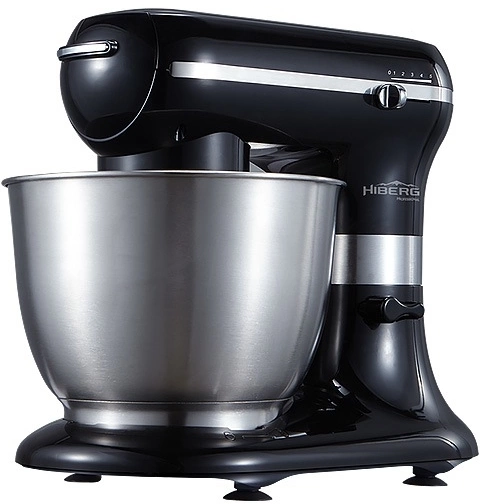 Миксер планетарный Hiberg MP 1255 B черный