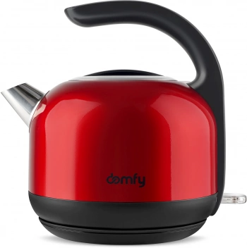 Чайник электрический Domfy DSC-EK506 красный/черный, металл
