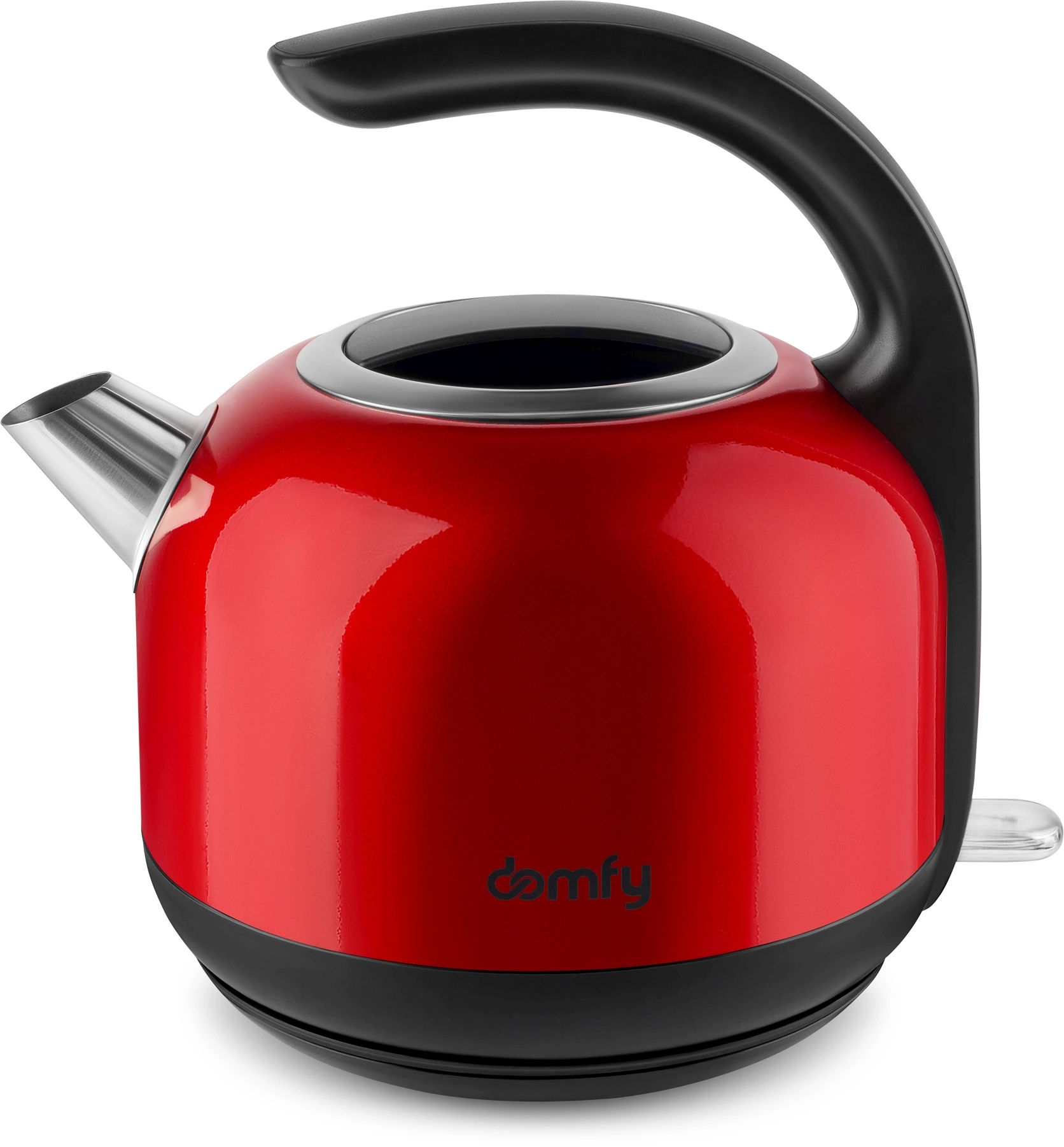 Чайник электрический Domfy DSC-EK506 красный/черный, металл
