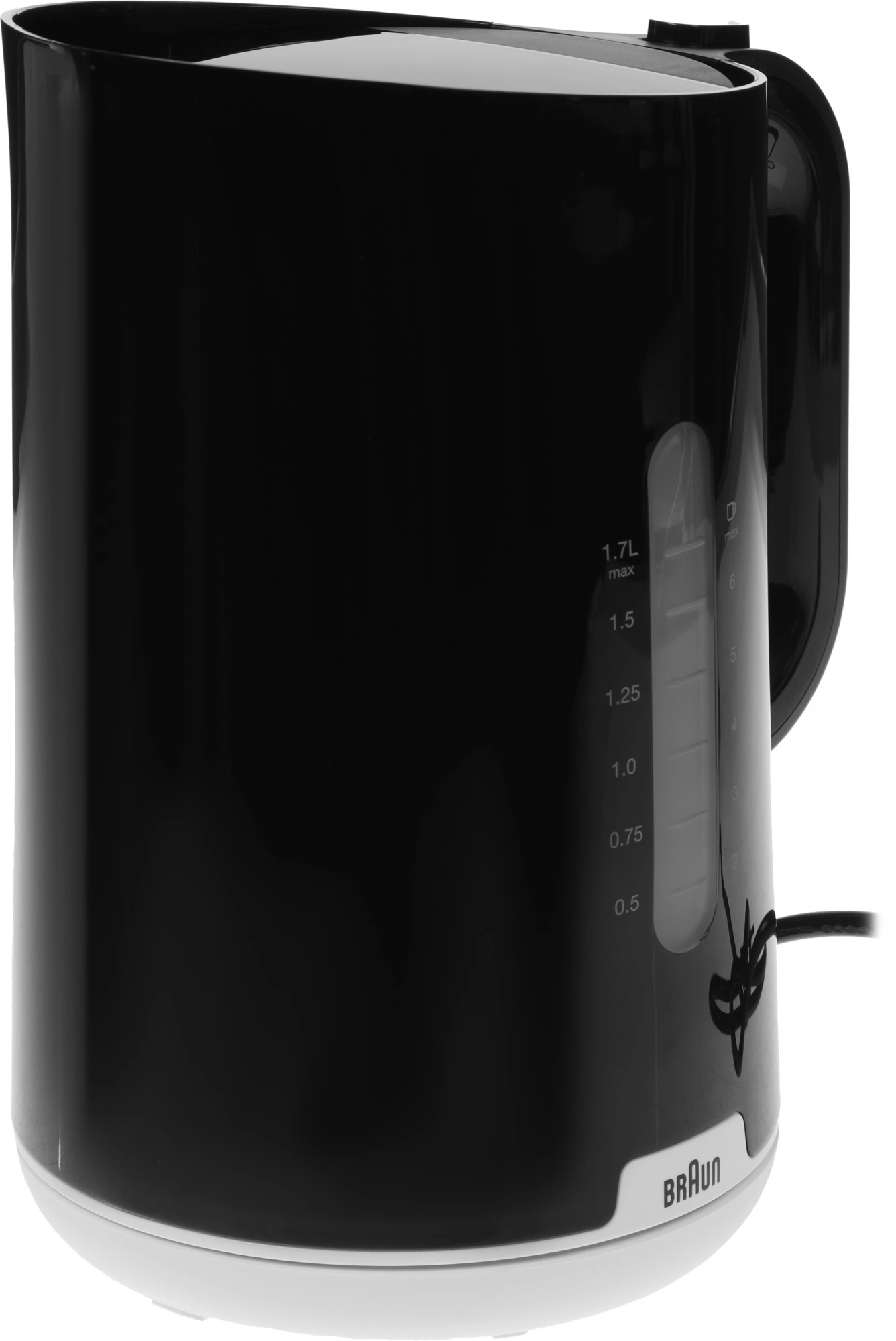 Чайник электрический Braun WK1100BK черный, пластик