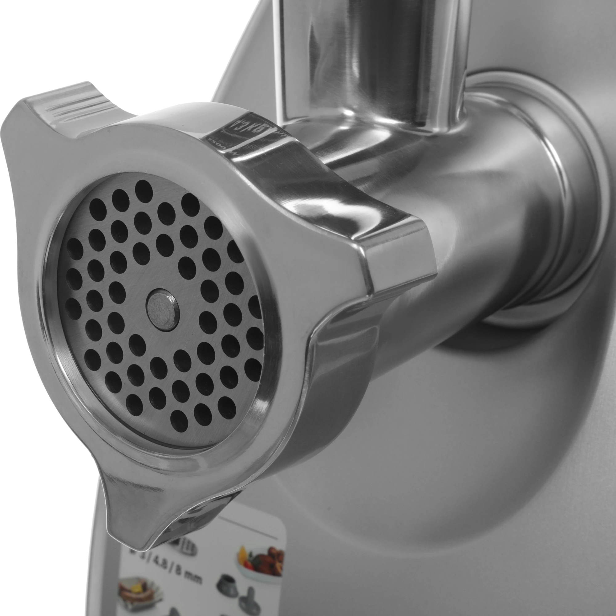 Мясорубка Bosch MFW68640 серебристый/черный