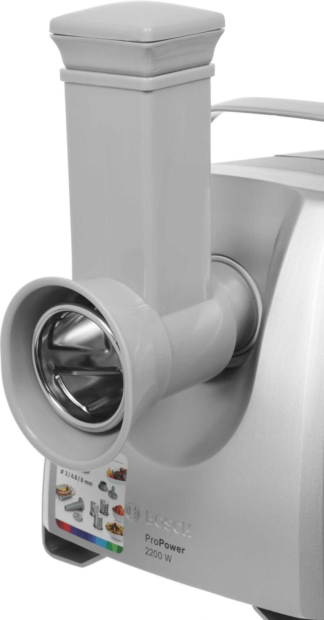 Мясорубка Bosch MFW68640 серебристый/черный