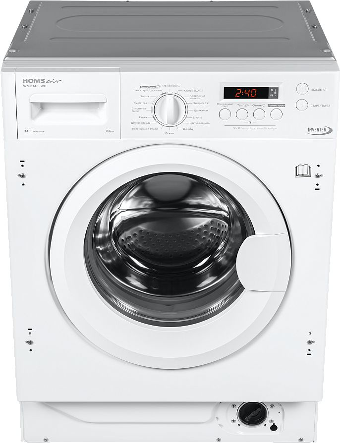 Стиральная машина HomsAir WMB1486WH белый (ка-00013273)