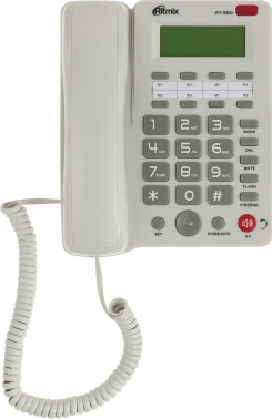 Телефон Ritmix RT-550 белый/серый (80002154)