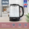Чайник электрический Domfy DSB-EK304 черный, стекло