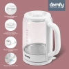 Чайник электрический Domfy DSW-EK304 белый, стекло