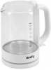 Чайник электрический Domfy DSW-EK304 белый, стекло