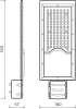 Светильник Gauss Avenue 80Вт черный (629534280)