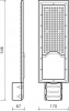 Светильник Gauss Avenue 120Вт черный (629534220)