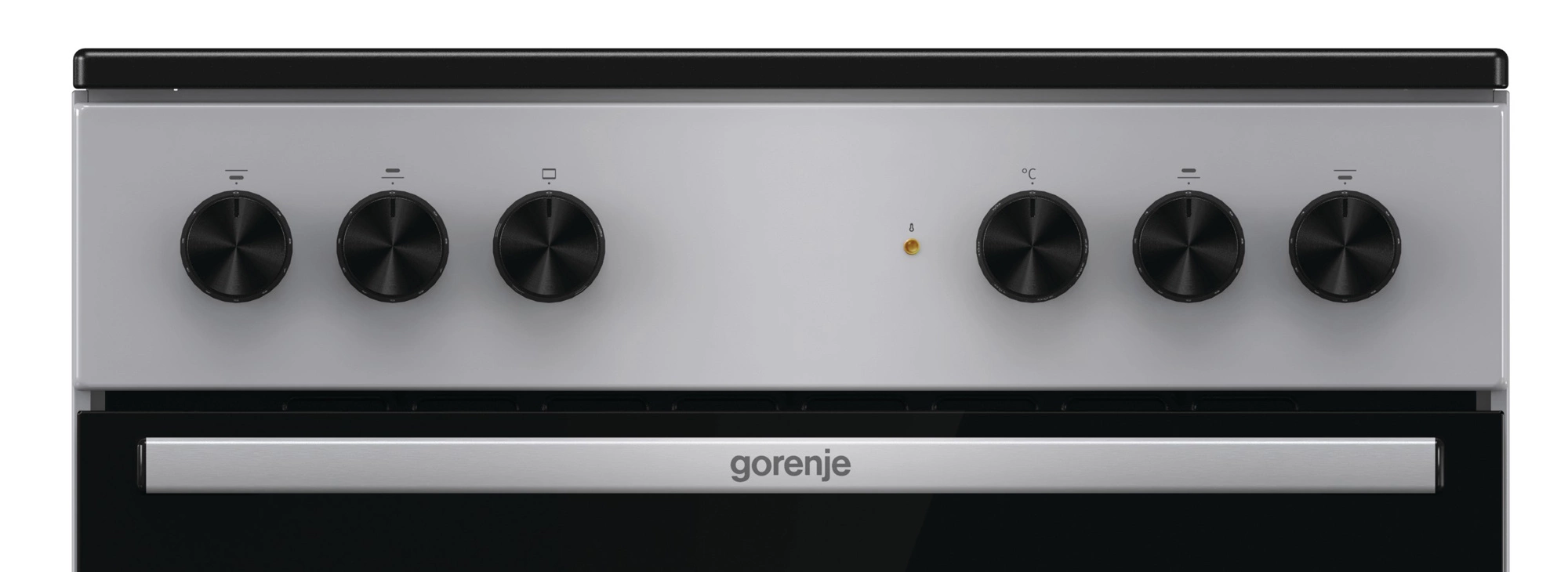 Плита электрическая Gorenje GEC6A11SG, стеклокерамика, серый