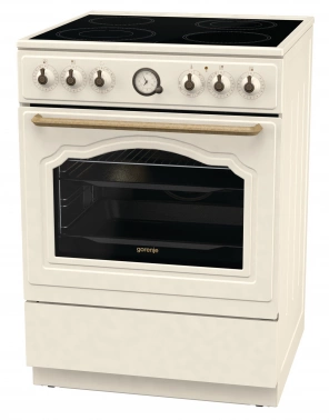 Плита электрическая Gorenje GECS6B70CLI, стеклокерамика, бежевый