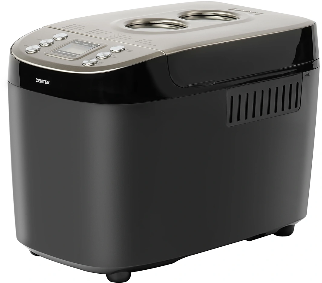 Хлебопечь Centek CT-1415 черный/серебристый (CT-1415 BLACK)