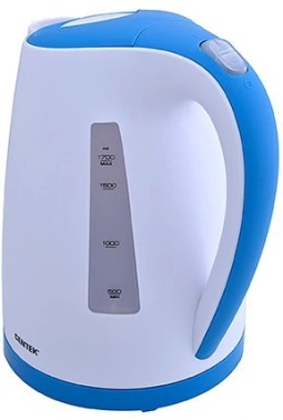 Чайник электрический Centek CT-0026 белый/синий, пластик (CT-0026 WHITE)