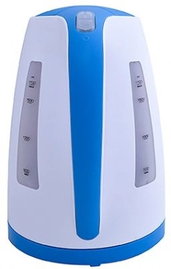 Чайник электрический Centek CT-0026 белый/синий, пластик (CT-0026 WHITE)