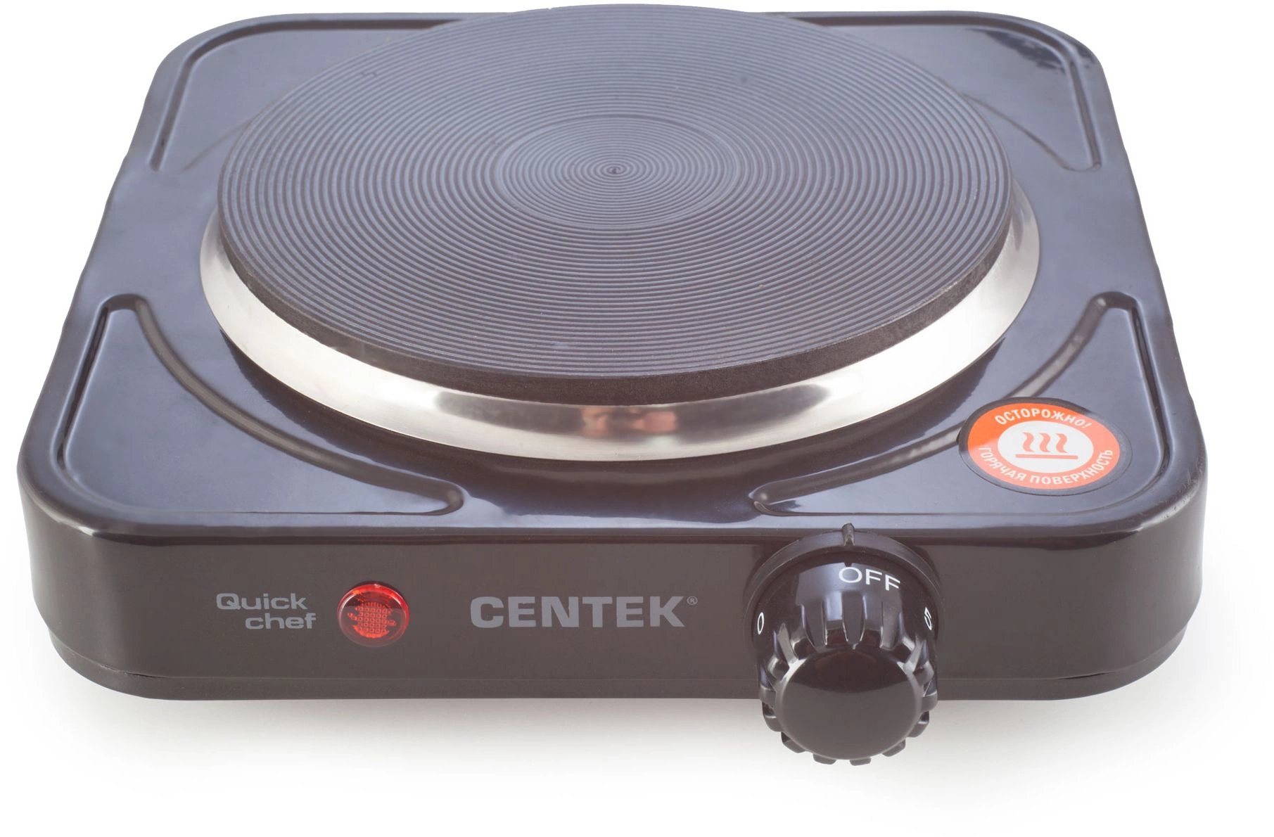 Плита Электрическая Centek CT-1506 черный (ct-1506 black)