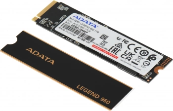 Твердотельный накопитель A-Data Legend 960 1024ГБ, M.2 2280, PCIe 4.0 x4, M.2 ALEG-960-1TCS