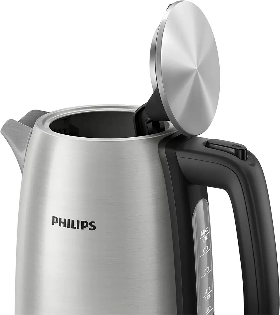 Чайник электрический Philips HD9353/90 нержавеющая сталь/черный, металл