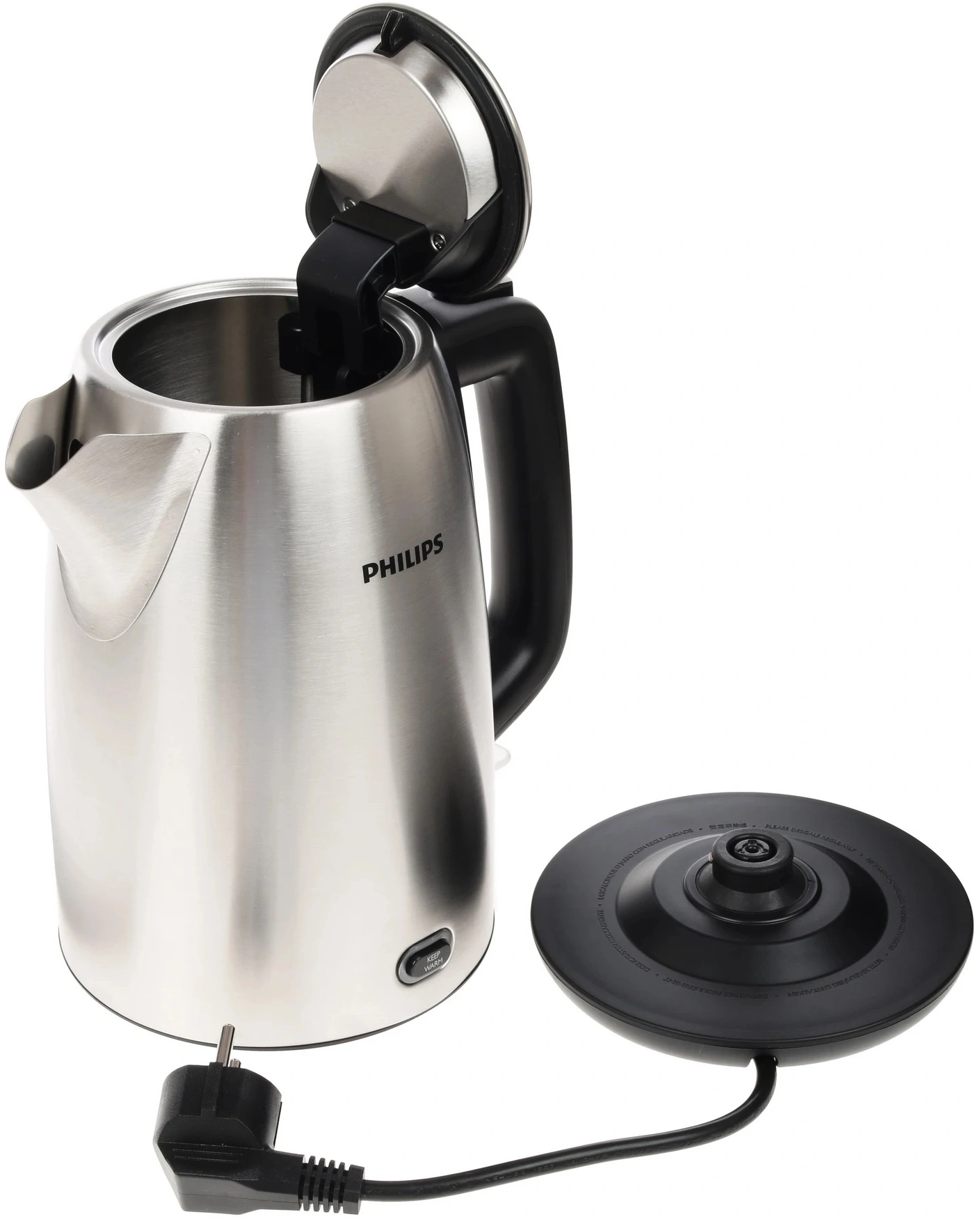 Чайник электрический Philips HD9353/90 нержавеющая сталь/черный, металл