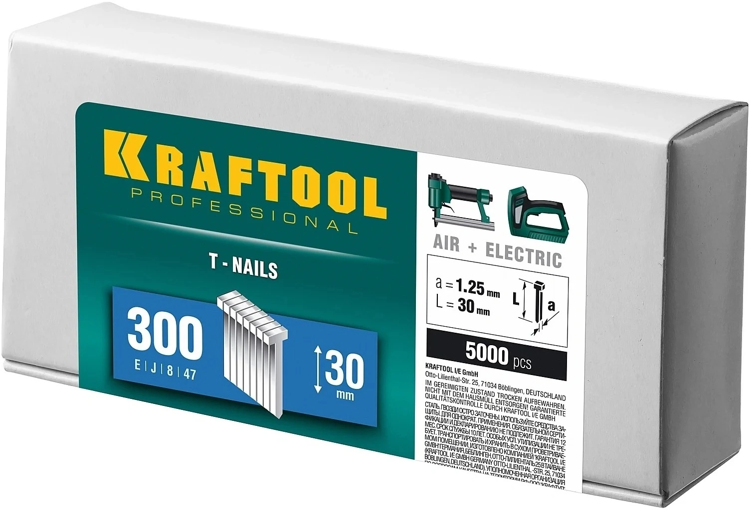 Гвозди для нейлера Kraftool 31785-30