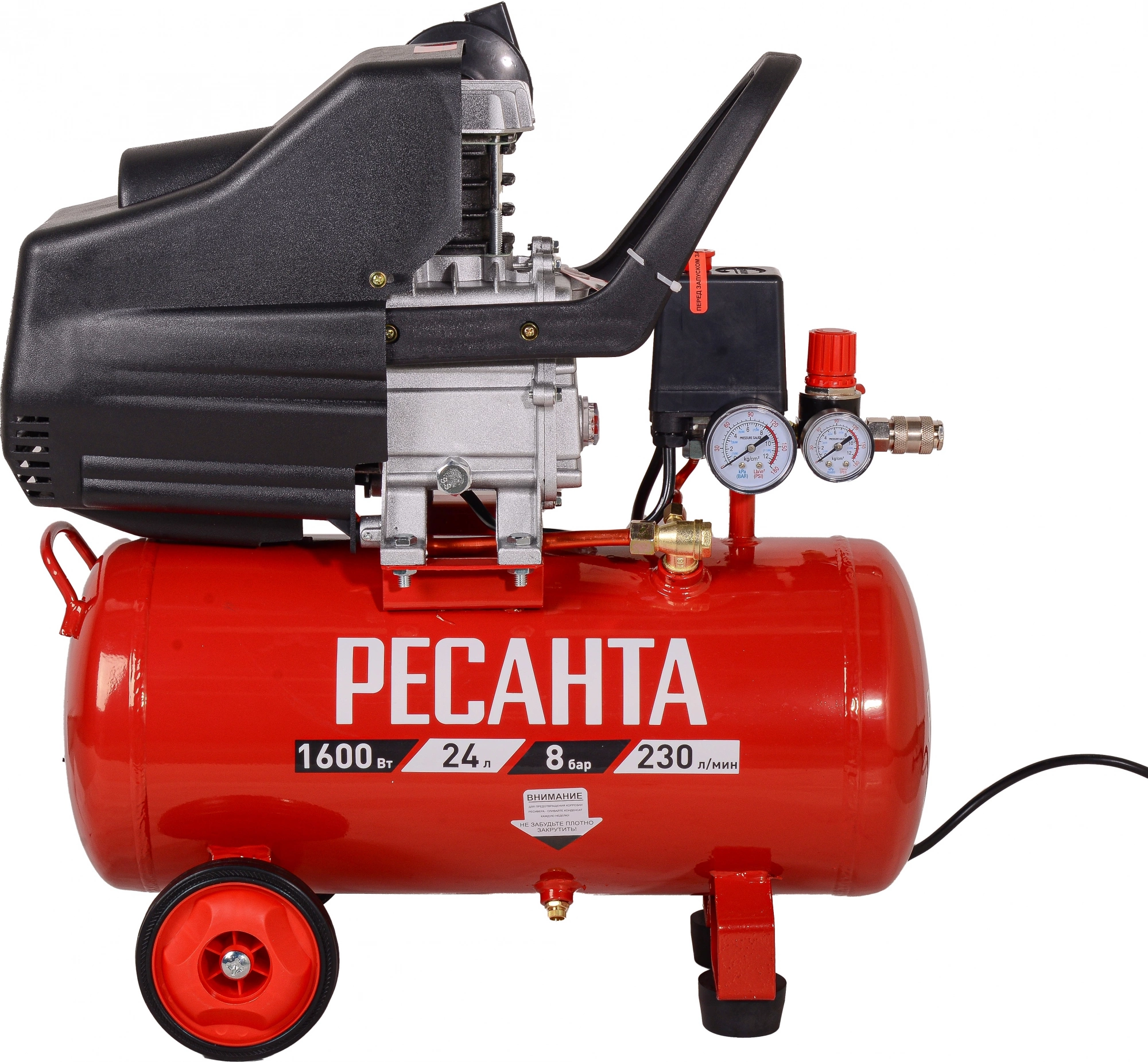 Компрессор поршневой Ресанта КП-24/230М (74/7/1)