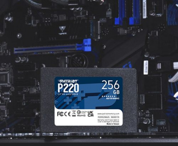 Твердотельный накопитель Patriot P220 256ГБ, 2.5", SATA-III, SATA P220S256G25