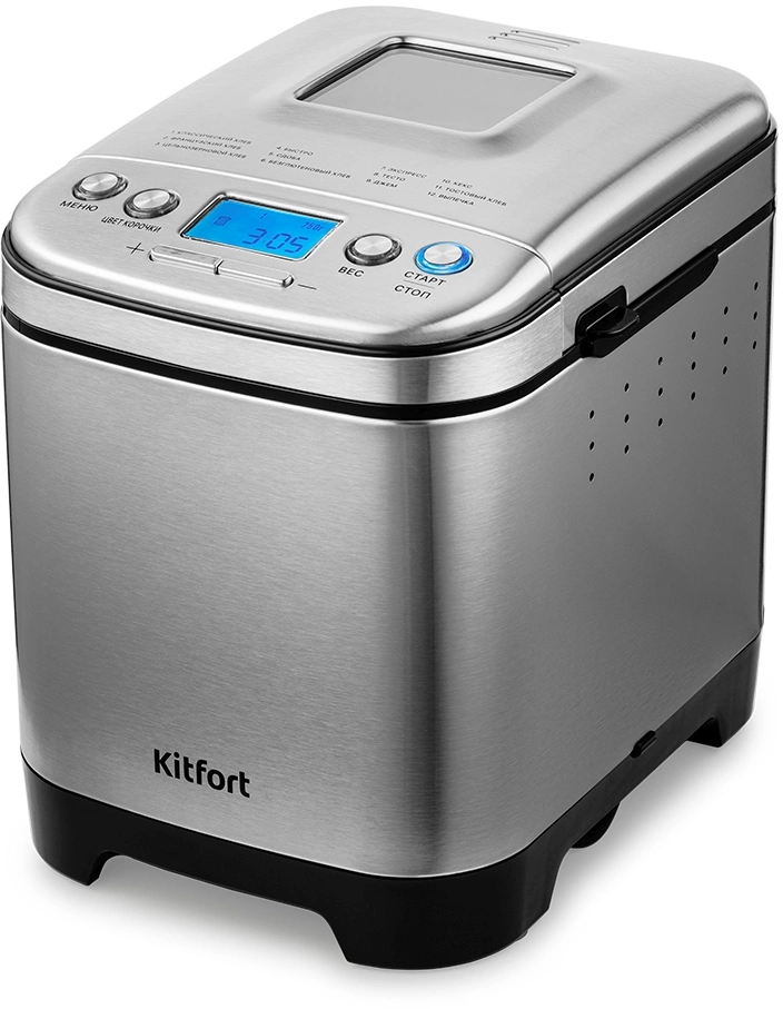 Хлебопечь Kitfort КТ-306 серебристый