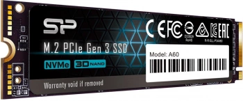 Твердотельный накопитель Silicon Power M-Series 2048ГБ, M.2 2280, PCIe 3.0 x4, M.2 SP002TBP34A60M28