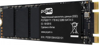 Твердотельный накопитель PC Pet 1024ГБ, M.2 2280, SATA-III, M.2 PCPS001T1