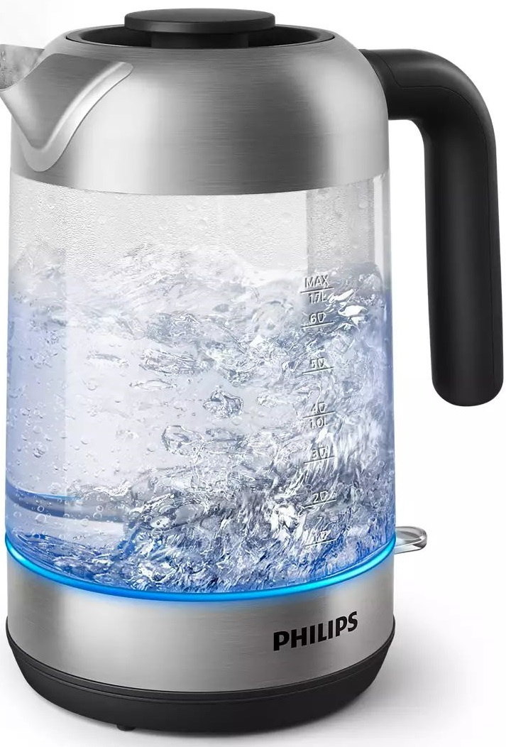 Чайник электрический Philips HD9339/80 нержавеющая сталь, стекло