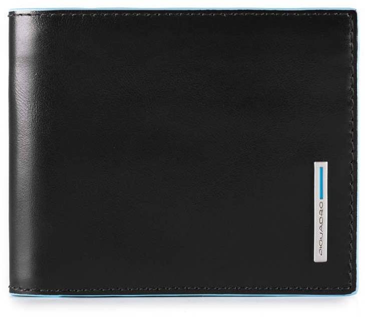 Кошелек мужской Piquadro Blue Square черный, кожа натуральная (pu3891b2r/n)