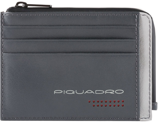 Чехол для кредитных карт Piquadro Urban серый/черный натур.кожа (pp4822ub00r/grn)