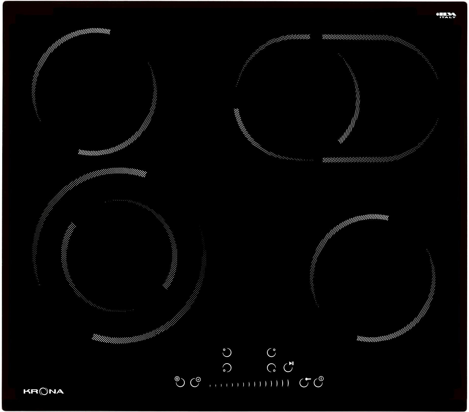 Варочная поверхность Krona LEGGIERO 60 BL черный (ка-00001047)