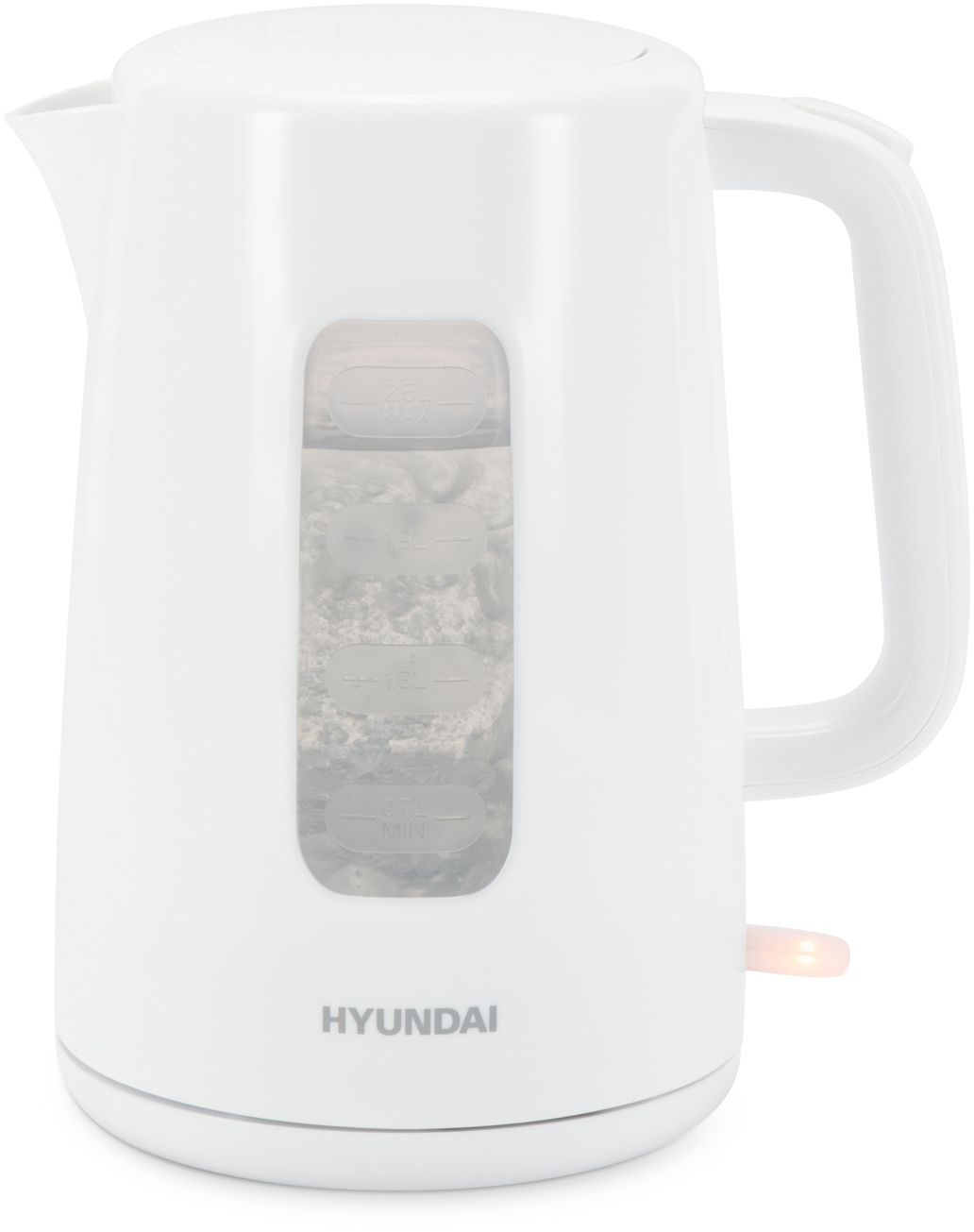 Чайник электрический Hyundai HYK-P3501 белый, пластик