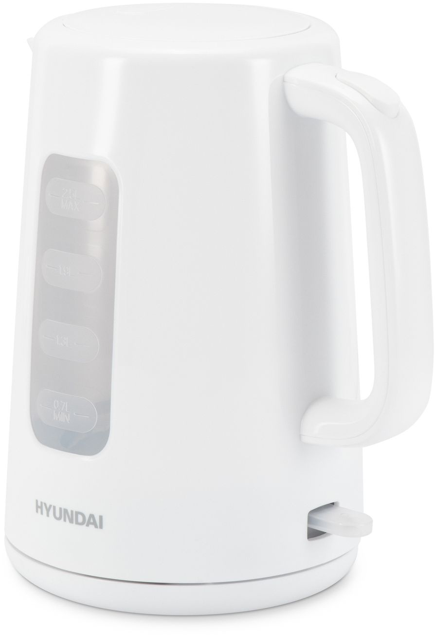 Чайник электрический Hyundai HYK-P3501 белый, пластик