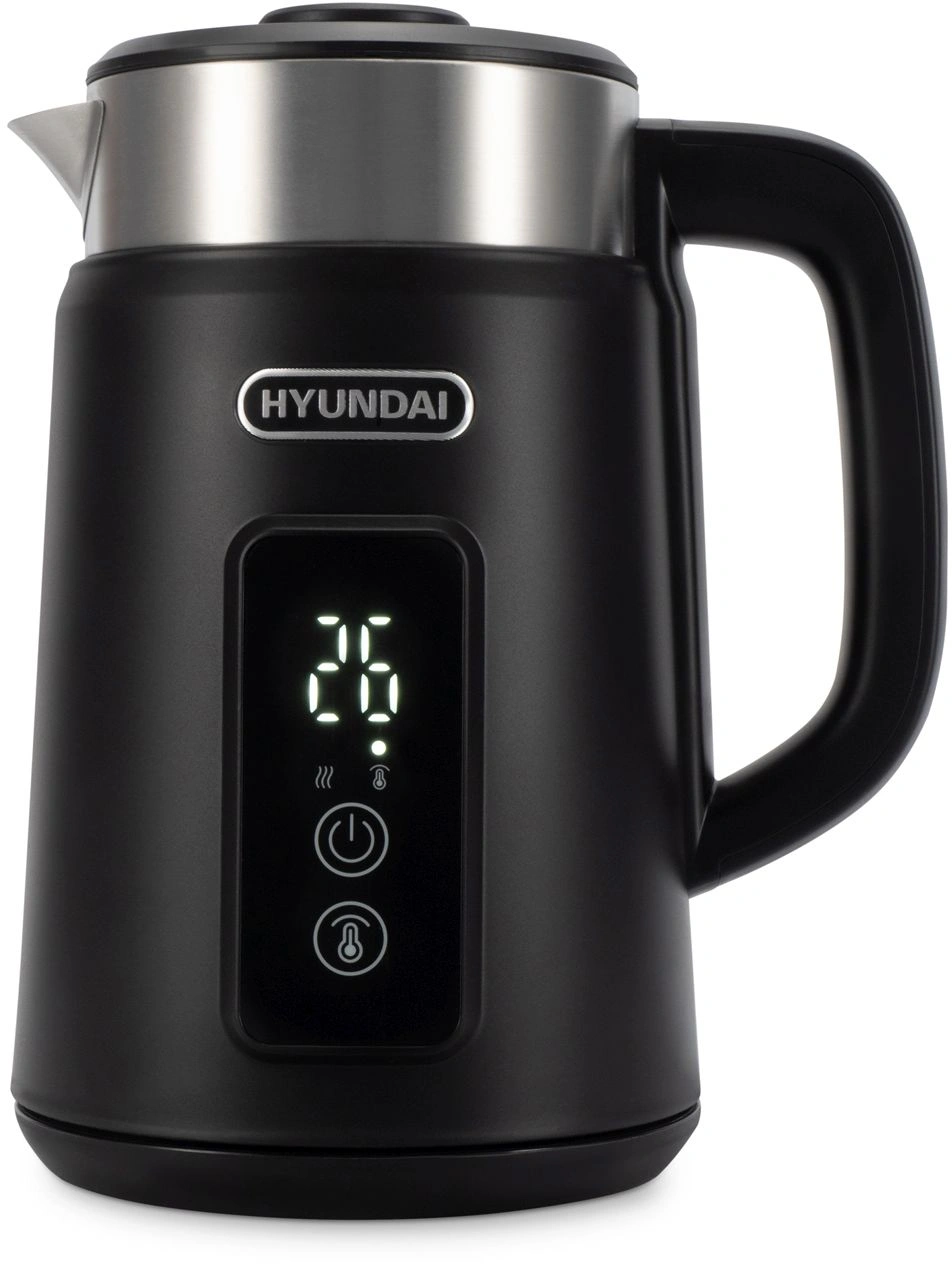 Чайник электрический Hyundai HYK-S3505 черный, металл