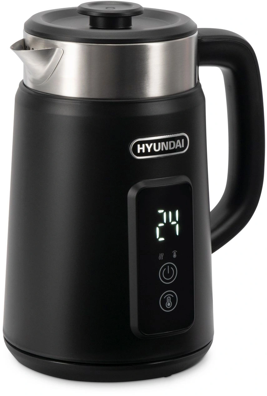 Чайник электрический Hyundai HYK-S3505 черный, металл