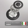 Газовая варочная поверхность Zigmund & Shtain Sabaf G 14.4 B черный