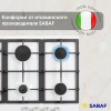 Газовая варочная поверхность Zigmund & Shtain G 14.7 W белый