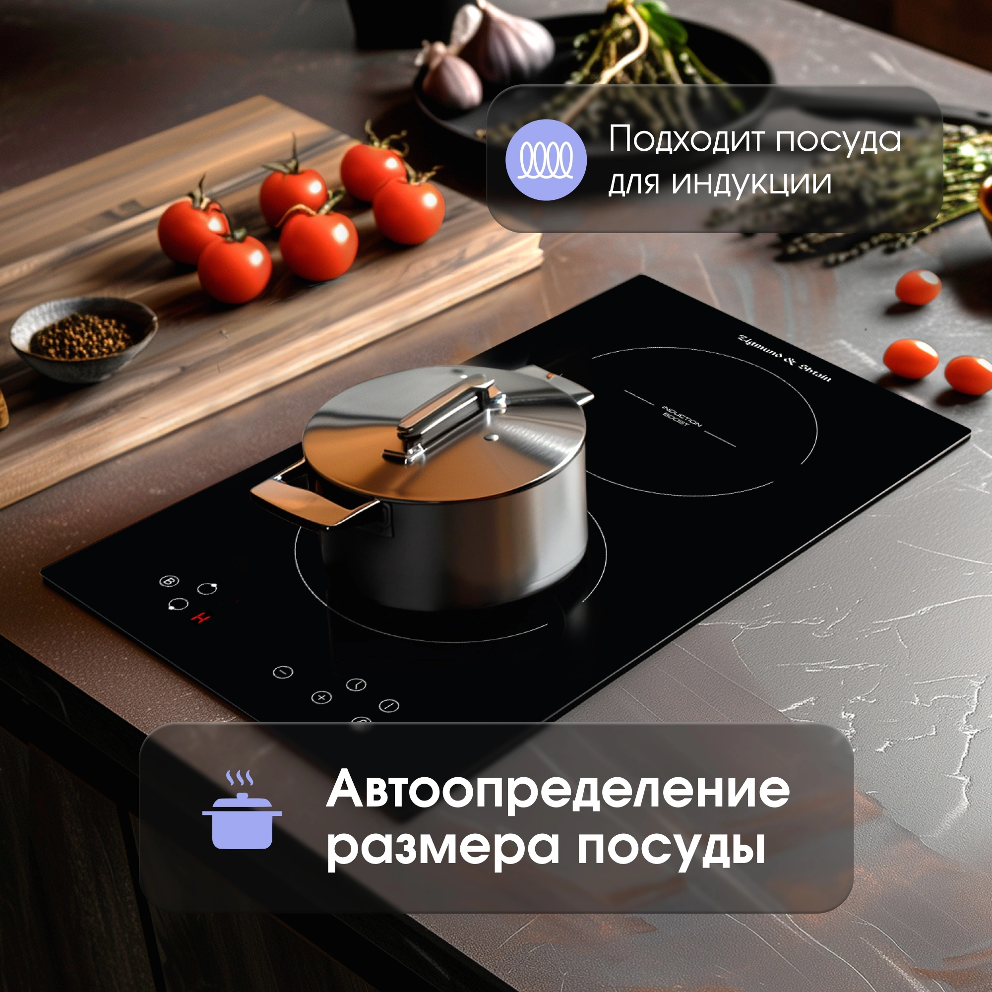 Индукционная варочная поверхность Zigmund & Shtain CI 33.3 B черный