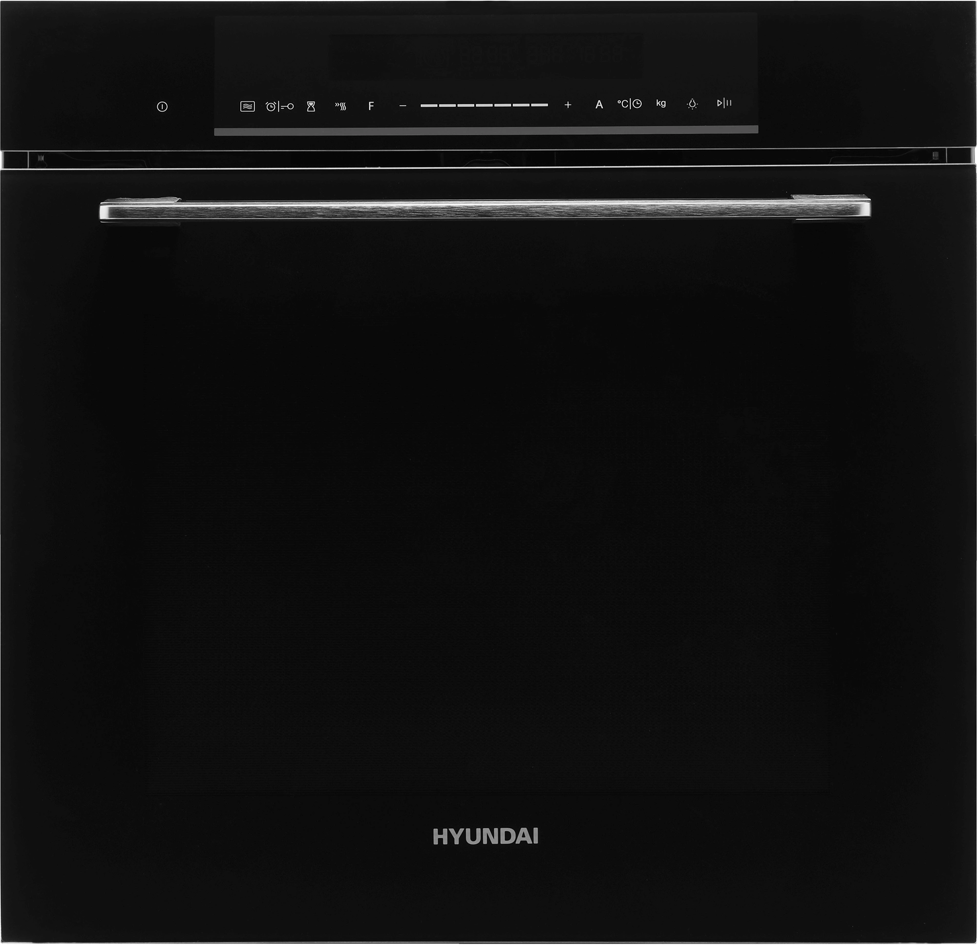 Духовой шкаф Hyundai HMEO 6780 BG черное стекло