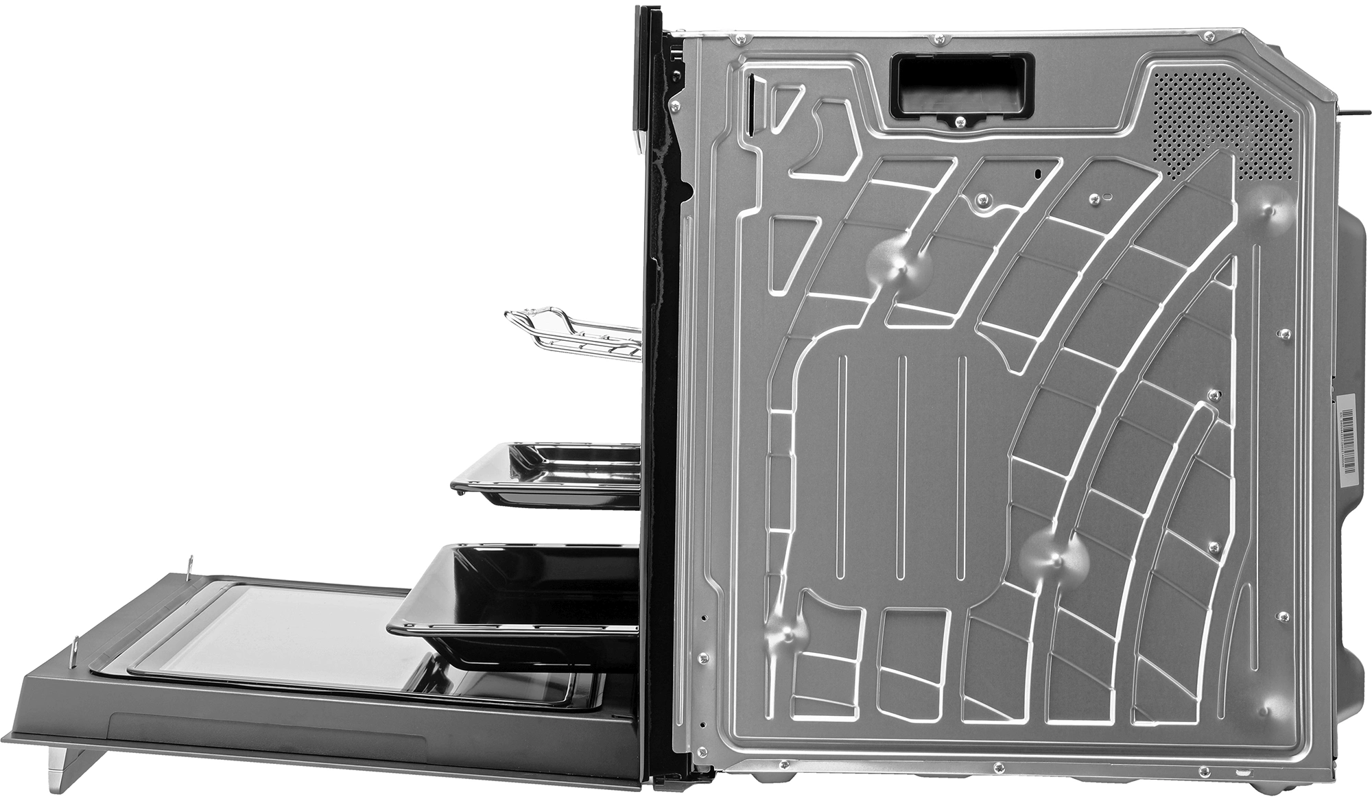 Духовой шкаф Hyundai HMEO 6780 BG черное стекло