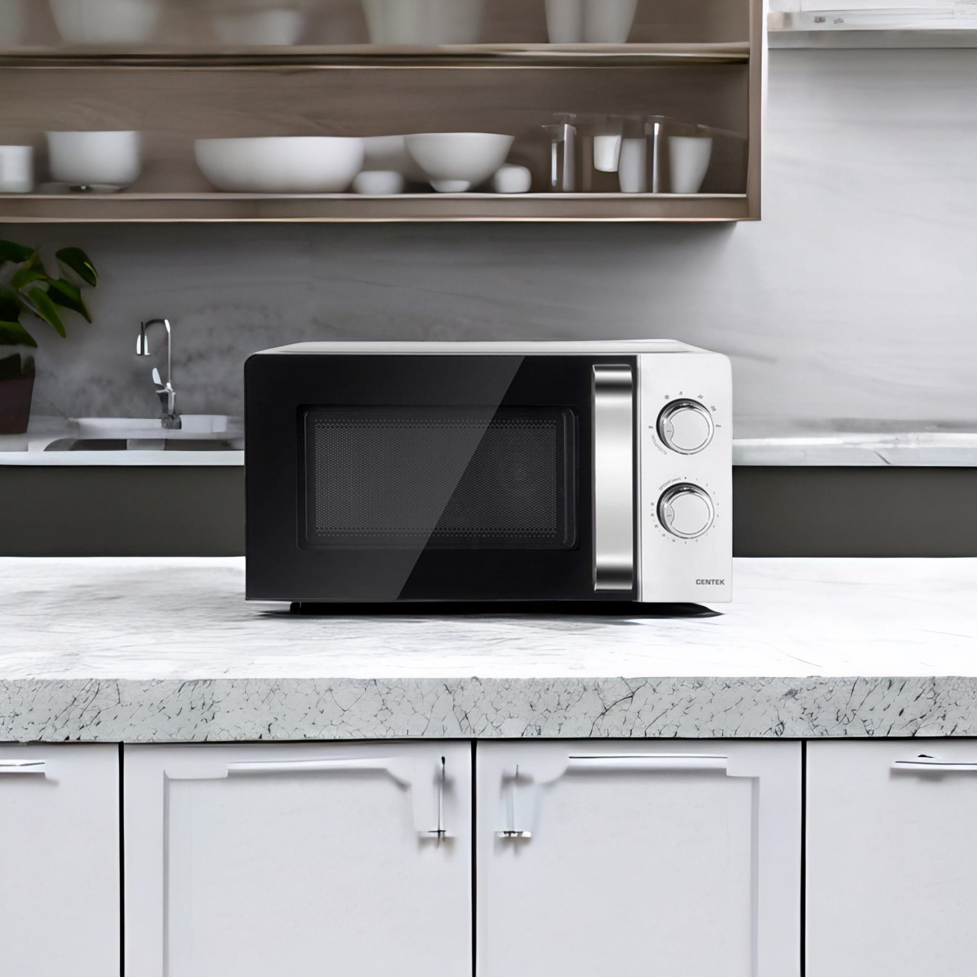 Микроволновая печь Centek CT-1575, белый, русский