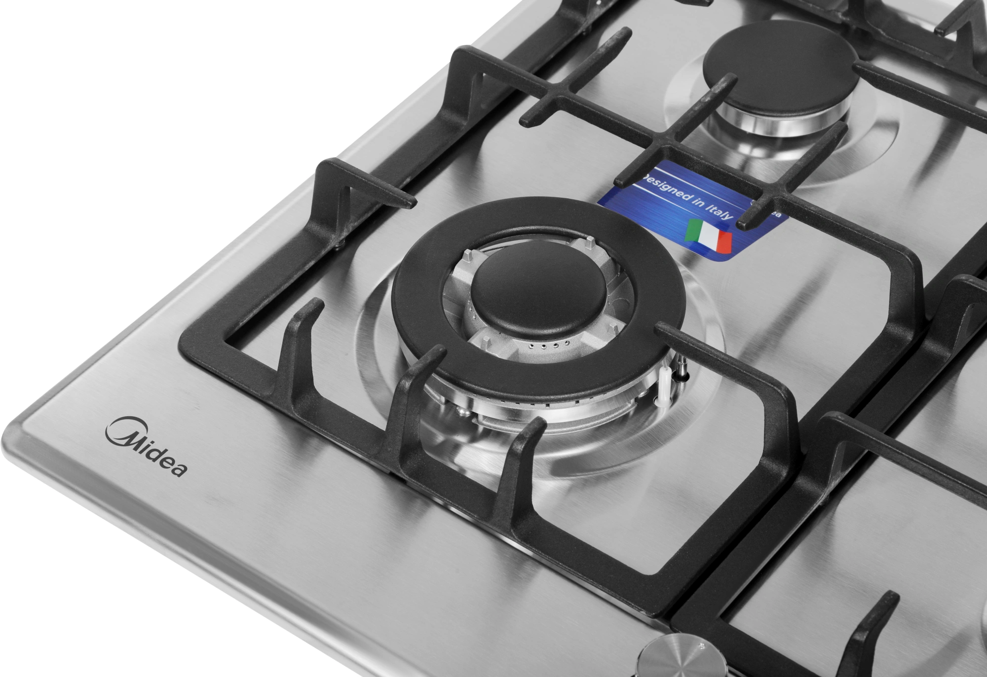 Газовая варочная поверхность Midea MG643TX нержавеющая сталь
