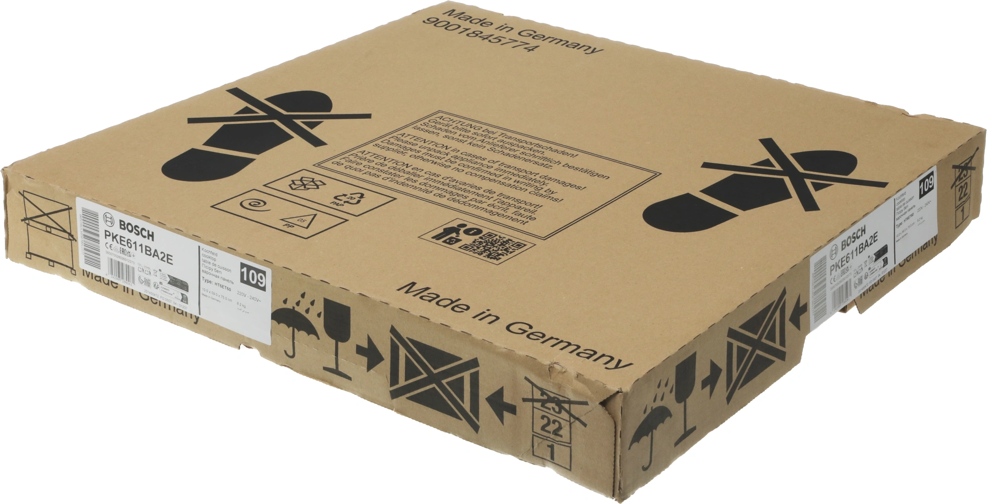 Варочная поверхность Bosch PKE611BA2E черный