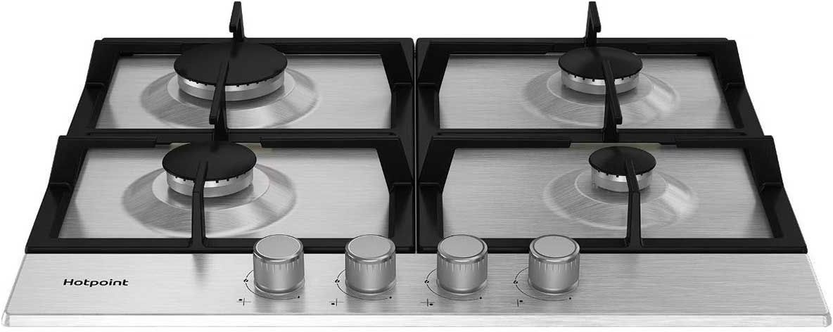 Газовая варочная поверхность Hotpoint HGMT 641 IX нержавеющая сталь (869891100150)