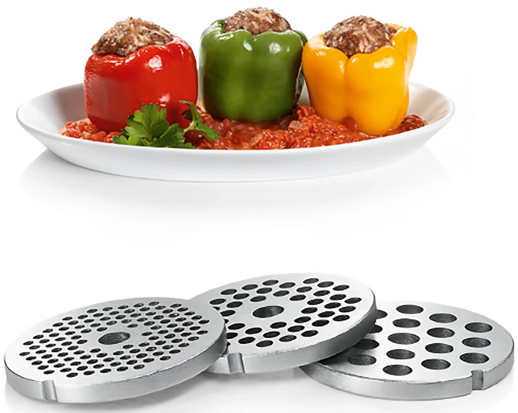 Мясорубка Bosch MFW67440 черный/серебристый