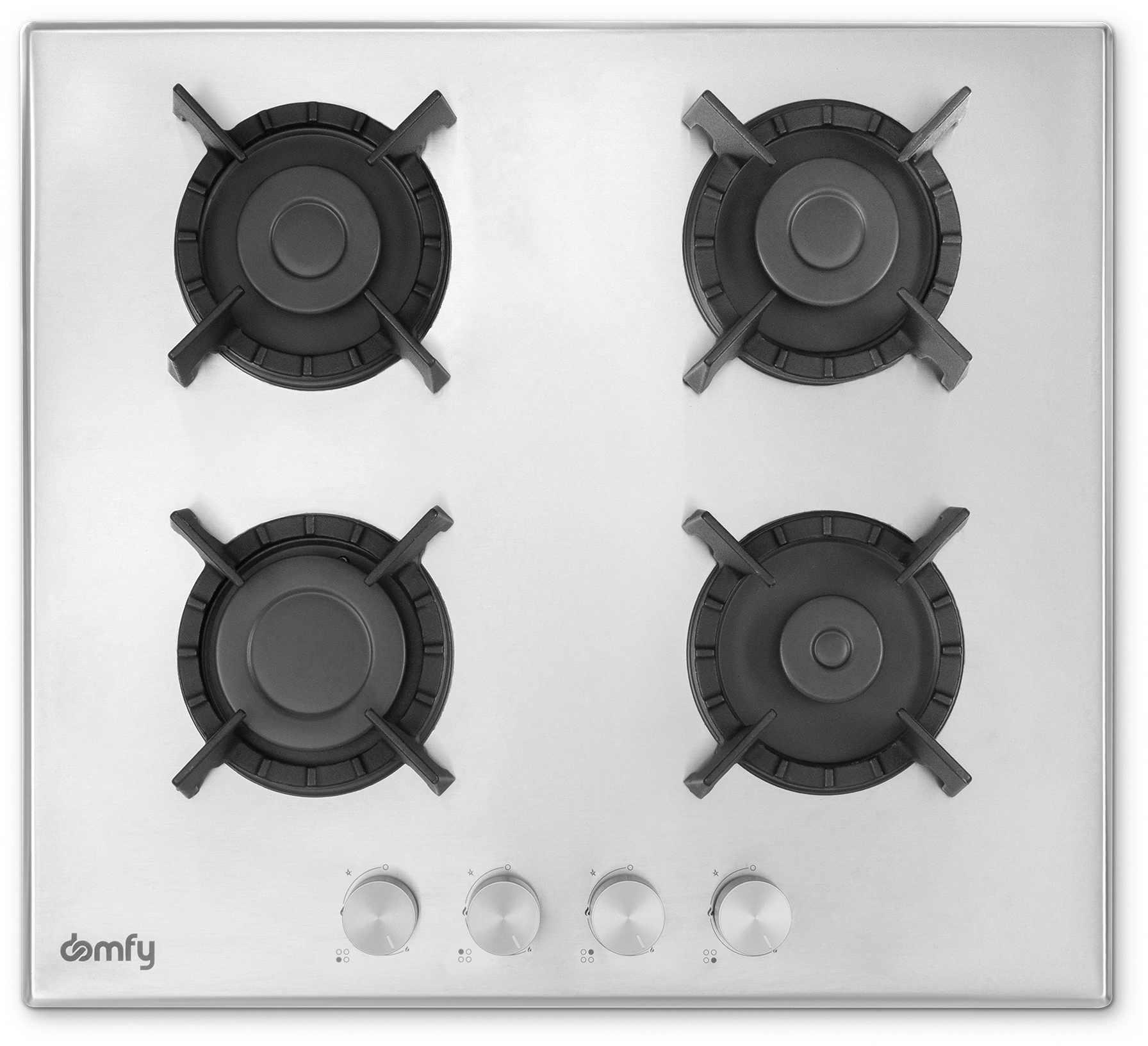 Газовая варочная поверхность Domfy DM6430GH IX серебристый