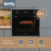 Духовой шкаф Domfy DM6642EO BG стекло черное